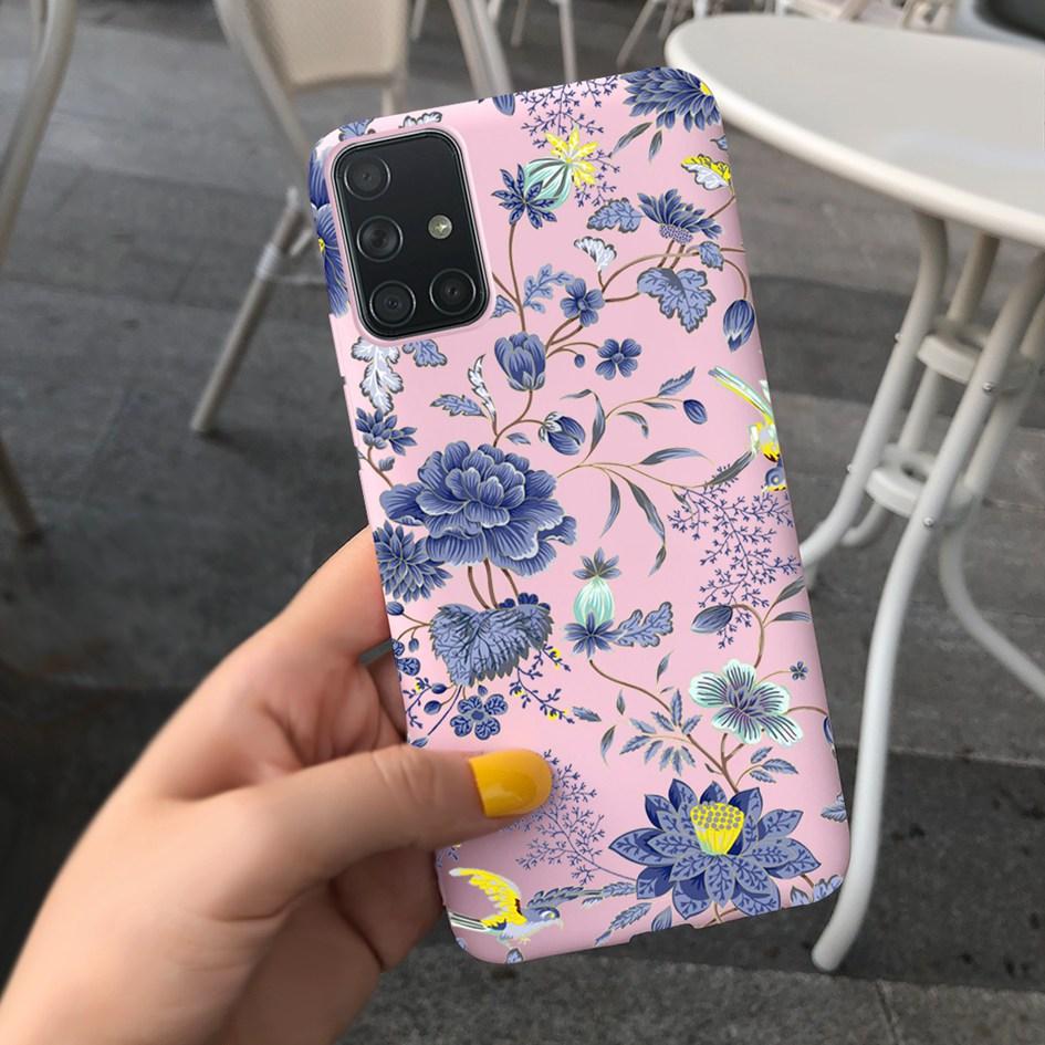 A51 A71 Case For Samsung Galaxy A51 4G Soft Touch Silicon Cover Shockproof Bumper Back Protector Bag for Samsung A 51 A 71 Coque