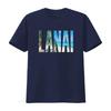 Lanai Hawaii Souvenir Family Beach Summer Vacay Trendy  T Shirt with Unique Print vintage Washed graphic designer clothes Soft