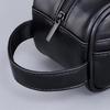 Men PU Wash Bag Travel Business Trips Portable Cosmetic Bag Large Capacity Multi Pocket Design Handheld Wash Bag