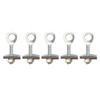 Silberne Kettenspanner 35/40/45mm 5 Stück 5x
