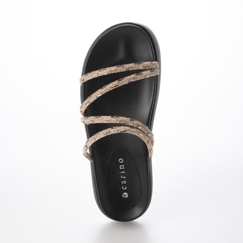 Carino Women's Sandals CAST44088, Pink, Size 24.5 cm