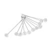 300Pcs Clear Crystal Rhinestone Head Pins Straight Shank Floral Wedding Pins  Bouquet Decoration