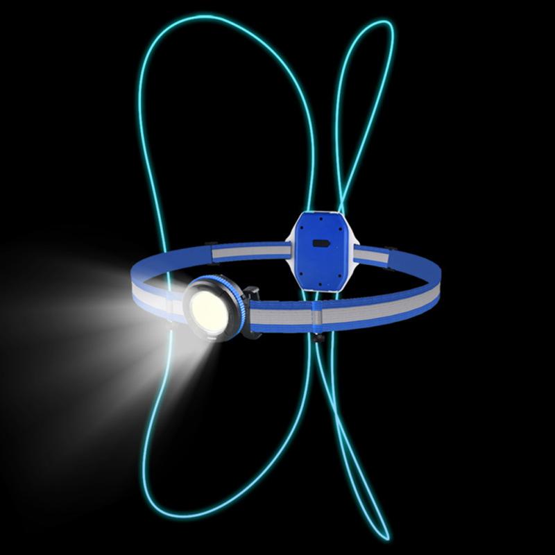 Usb Rechargeable Running Light Led Waterproof Warning Safety Light Vest For Outdoor Cycling Night