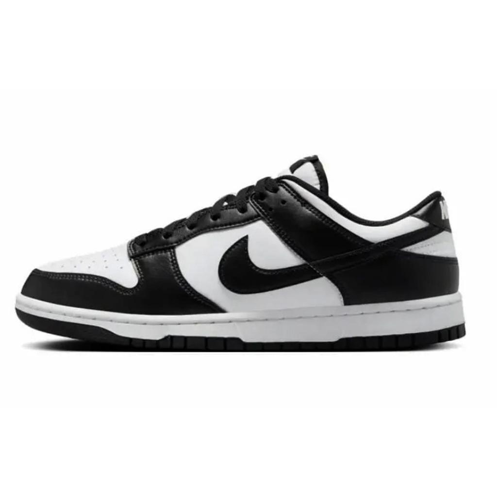 Nike Dunk Abrasion Resistant Low Top Skateboard Shoes Unisex Black White DD1391-100(Team379-)