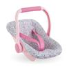 Draagzak voor babypoppen - Corolle - Bloemenprint - Lichtgewicht en gemakkelijk te hanteren - Handvat in 3 standen - Veilig voor de babypop