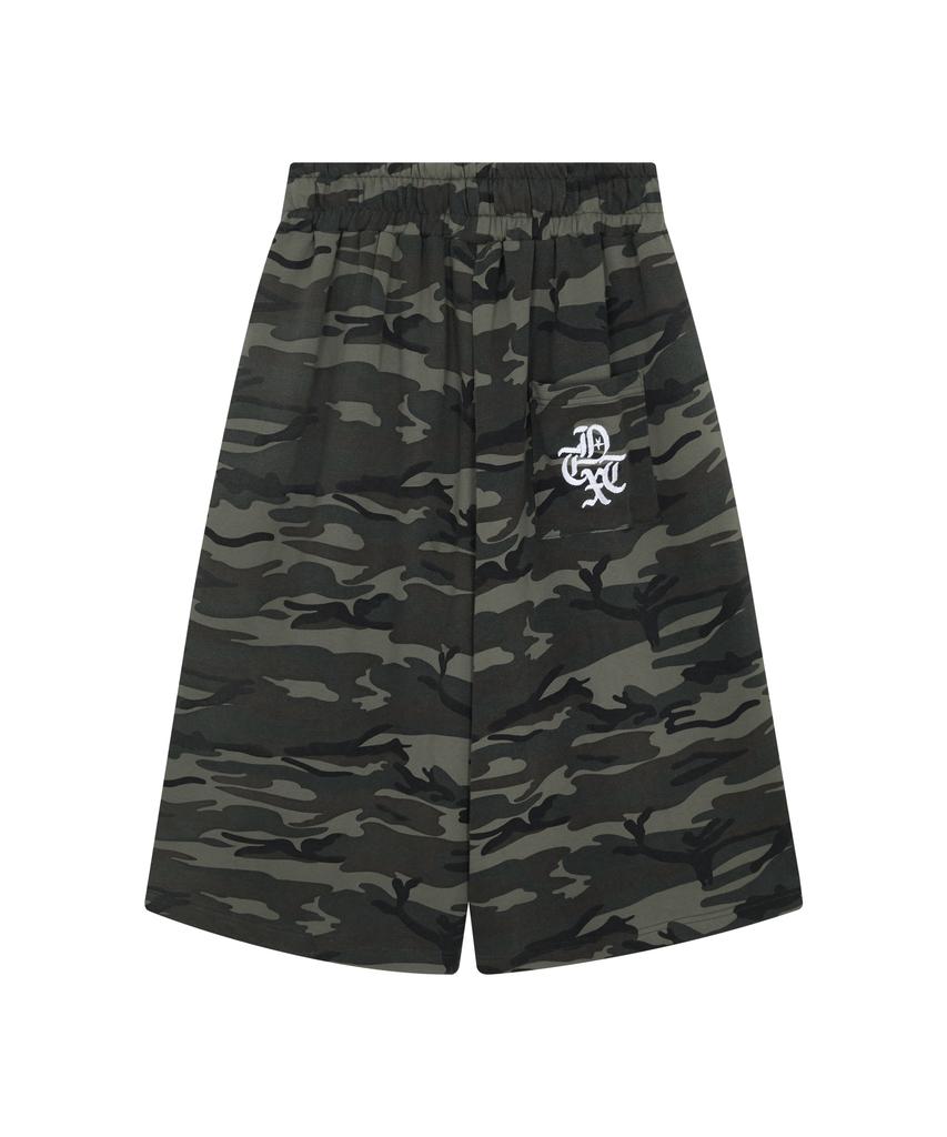 Deuleongkeutegseuteu Logo Bermuda Sweatpants [Camo]