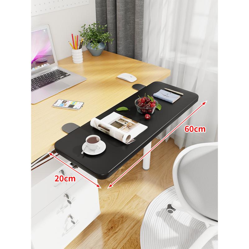 Składana Podpórka pod Nadgarstki do Klawiatury Biurkowej: Wydłużony wspornik krawędzi stołu do stanowiska pracy w akademiku