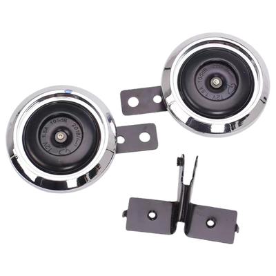 TIGRE BLANC Motorcycle Horn Double Horn with Stay Motorcycle Universal Motorcycle 1.5A 105db Set of 2