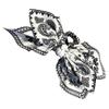 Elegant Cashew Flower Bowknot Hair Claw Clip for Women Accessories Large Punk Jaw Clamps Hairgrip Headdress for Casual
