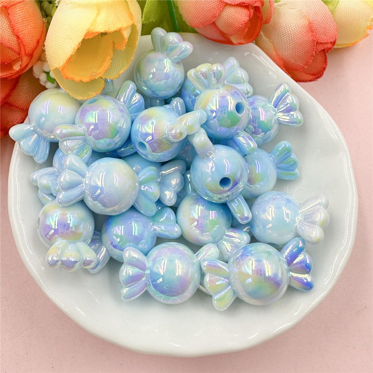 

Hanmade для браслета, серьги, изготовление ювелирных изделий, акрил 11,2*21,4 мм, форма конфеты, 20 шт., свободные бусины, аксессуары для ювелирных изделий своими руками, позолоченные цветные материалы для бусин синий