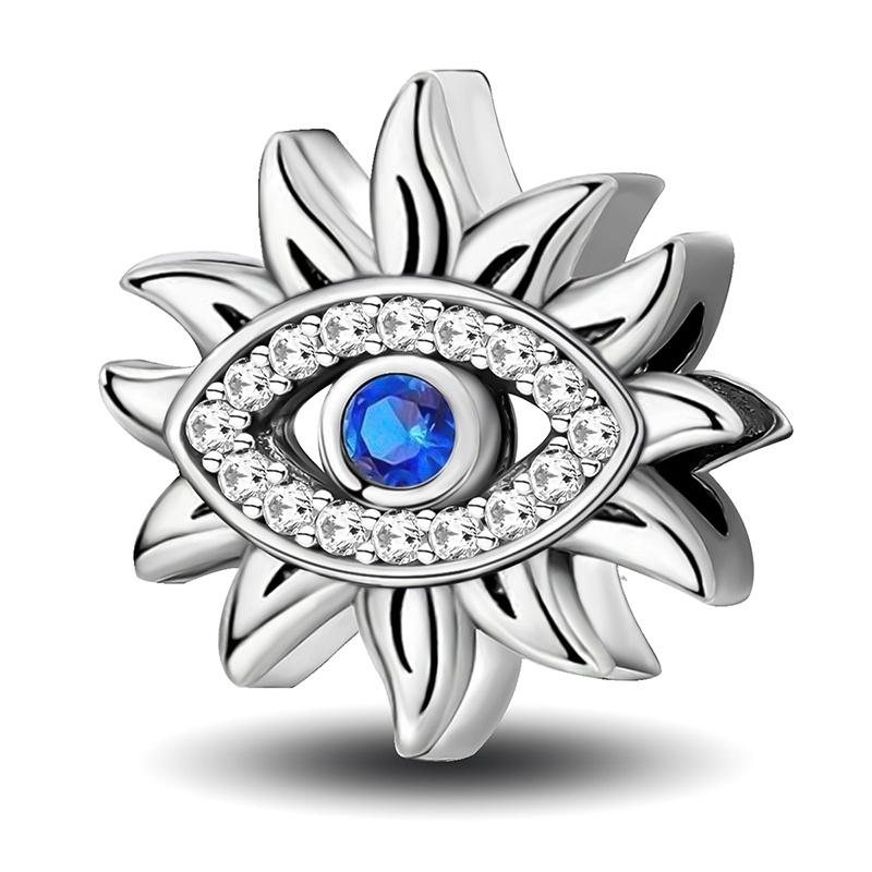 Copper Cross Angel Devil'S Eye Series Charms Beads Fit Diy Bracelet Bangle Making Gift Of High Quality Jewelry