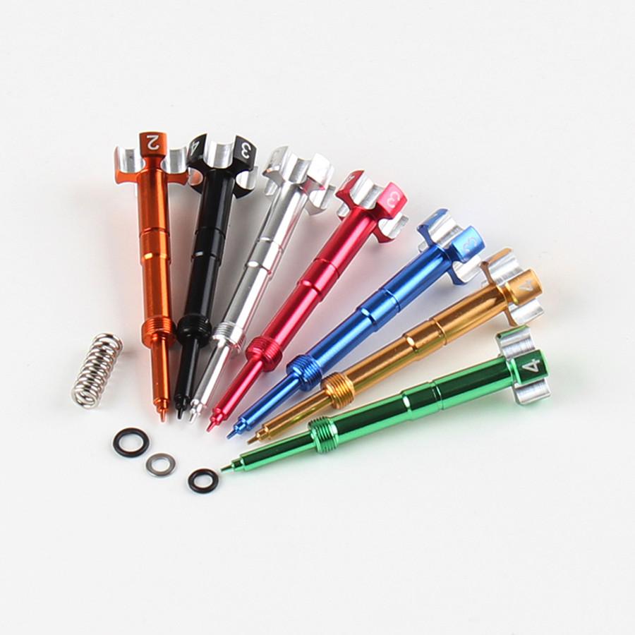 1Pcs Adjustable Fuel Mixture Screw Motorcycle Carb Motor Air Carburetor Silver