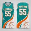 Maillot de Basketball Mode d'Été Nom Personnalisé Nom d'Équipe Numéro Gilet Imprimé 3D Lâche Respirant Uniformes d'Équipe