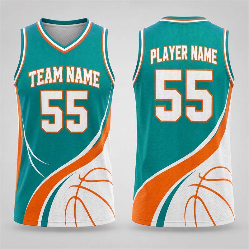 Maillot de Basketball Mode d'Été Nom Personnalisé Nom d'Équipe Numéro Gilet Imprimé 3D Lâche Respirant Uniformes d'Équipe
