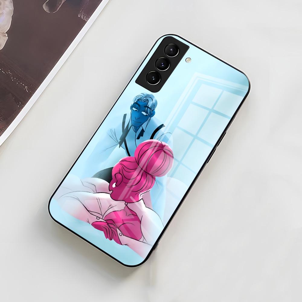 L-Lore O-Olympus Phone Case For Samsung A56 A36 A26 A16 A15 A25 A35 A55 A14 A34 A24 A54 Glass Case