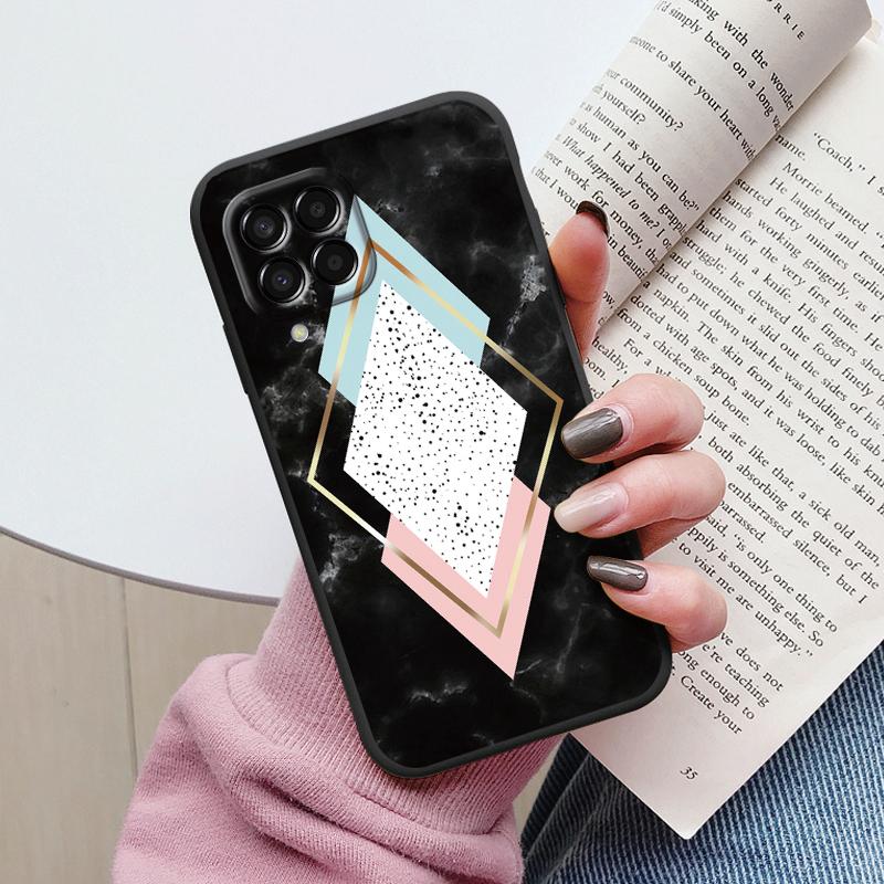 Case For Samsung Galaxy M33 M53 5G Phone Cover Vintage Marble Watercolor Painting Silicone tpu Funda For Samsung M55 M54 M34 M13
