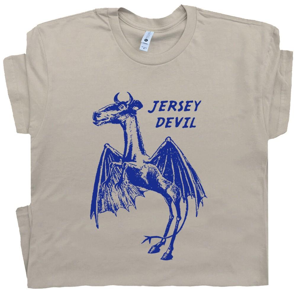 

Jersey Devil Shirt Weird Mythical Creature Shirts Unusual Cryptozoology T Shirt M