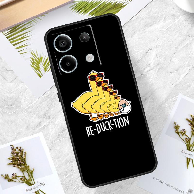 Funny Cartoon Duck Case For Xiaomi Redmi Note 13 14 Pro 12 11 10 15 Pro Plus Redmi 15 10C 12C 13C 14C 15C Cover