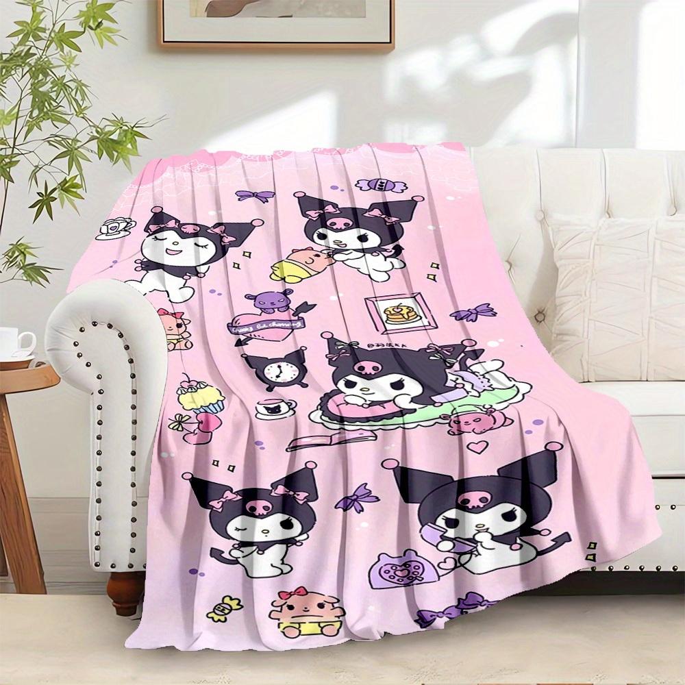

1pc Adorable Hello Kitty Themed Home Decor Blanket - Seasonal universal cozy washable gift for all ages, perfect for all families, multiple 130x150cm