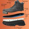 rotating button safety shoes anti smash steel toe work boots industrial construction puncture proof autumn winter work shoes