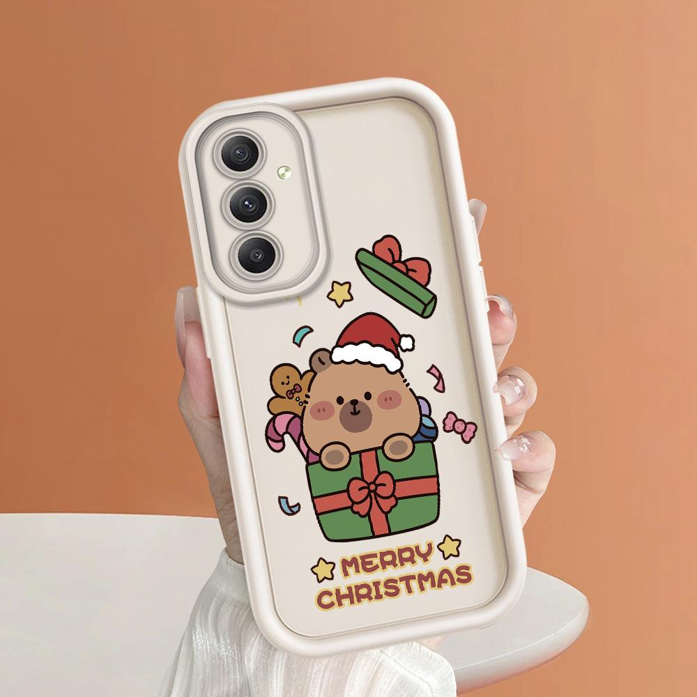 

Мягкий силиконовый квадратный чехол с рисунком лестницы для телефона, полное покрытие, противоударный защитный резиновый чехол для камеры для Samsung Samsung A14 белый