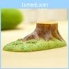 Cartoon Tree Stump Green Grassland Mini Model For Gift And Collectibles