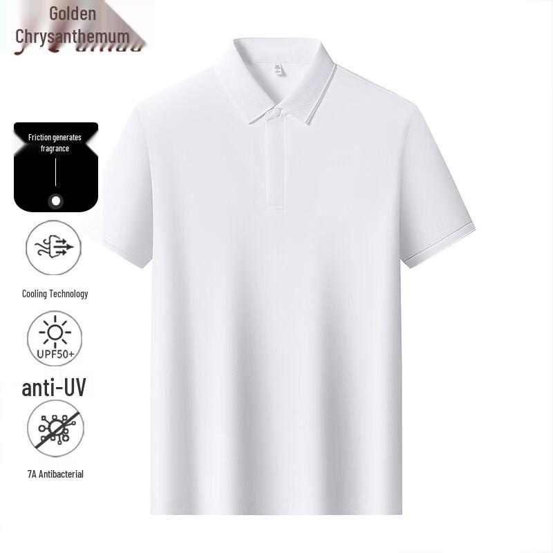 Jinjuan Men s Lyocell Blend Short Sleeve Polo Shirt M/48
