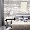 Retro Gray Brick Self-adhesive Wallpaper Restaurant Living Room Home Decoration Renovation Self-adhesive PVC Wallpaper Stickers