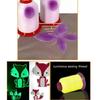 2Pcs Color Changing Sewing Thread for Sewing Machine Hand Stitching Night Glowing Yarn Embroidery Thread 550yds Each