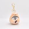 Collection Penguin Doll Bag Pendant Fluffy Plush Penguin Keychain  Backpack Decoration