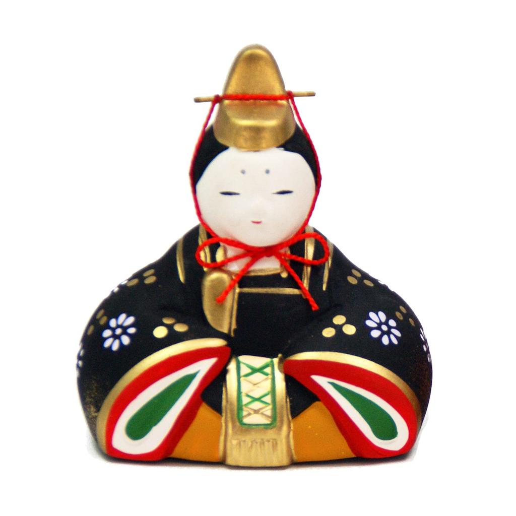 Osaka Choseido Compact Mini Hina Dolls Free Name Engraving on Wooden Plaque Ceramic Hina Hana Miyabi Hina - (Shipped Separately) - Dolls,