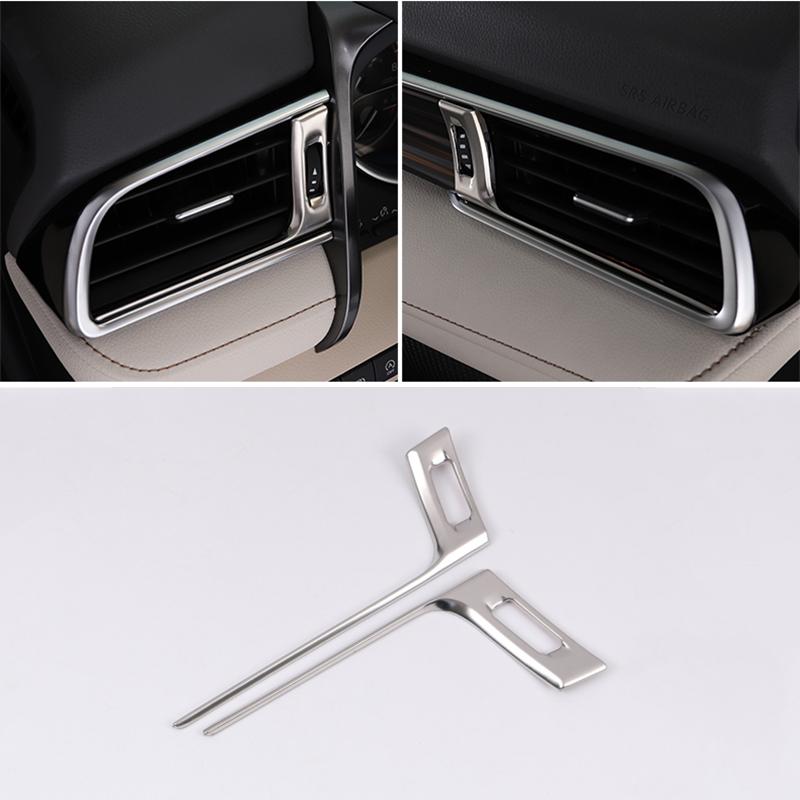 For Toyota Camry XV70 2018-2022 2023 Stainless steel Car Interior Accessories Auto Side Air Condition Vent Outlet Cover Trims