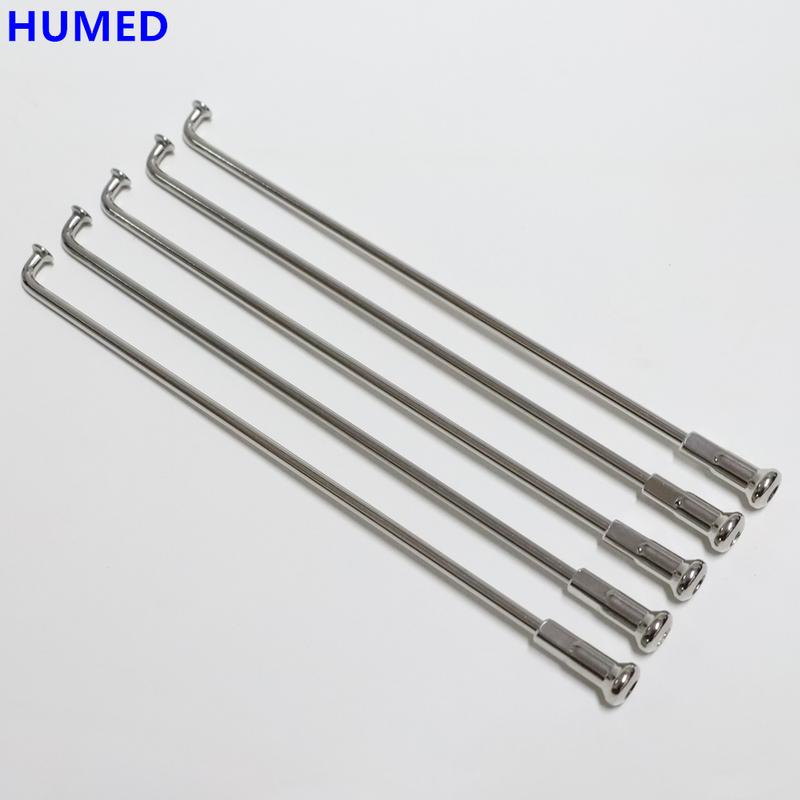 40pcs/lot 9G Motorcycle Spokes Diameter 3.5mm 304 Stainless Steel off-road Motocross E-bicycle wheel steel wire 80mm