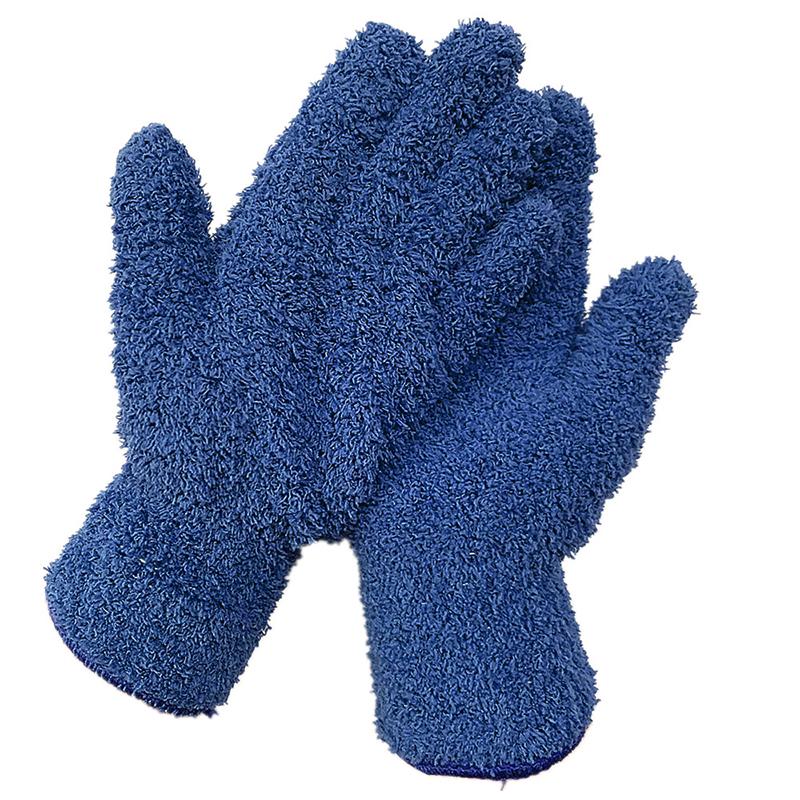 Car Wash Cleaning Gloves Dust Removal Gloves Super Soft Microfiber Cleaning Gloves