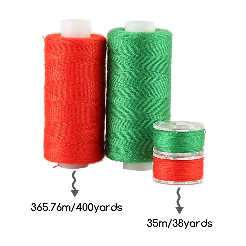 Ensemble de 72 bobines de fil à coudre, 38 ou 400 mètres, 36 couleurs, pré-enroulées, en polyester, pour la couture et le quilting au quotidien