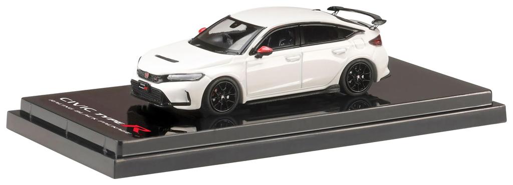 Honda CIVIC TYPE R RACING BLACK Optional Parts Championship White 1/64 (FL5) Package/Genuine Equipped,