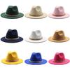 Fedora Hat Wide Brim Jazz Cap Panama Hat Fashion Hat For Casual Outfits Outdoor Wear Dressy Events