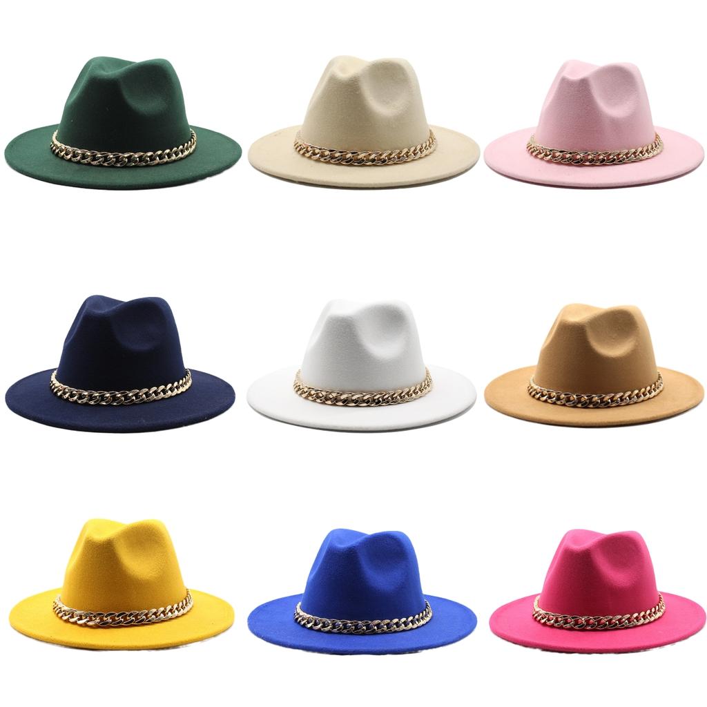 Fedora Hat Wide Brim Jazz Cap Panama Hat Fashion Hat For Casual Outfits Outdoor Wear Dressy Events
