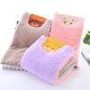 Children's High-Density Coral Fleece Towels - Absorbent, Multi-Color, Cotton Square for Hand Wiping & Cleaning
