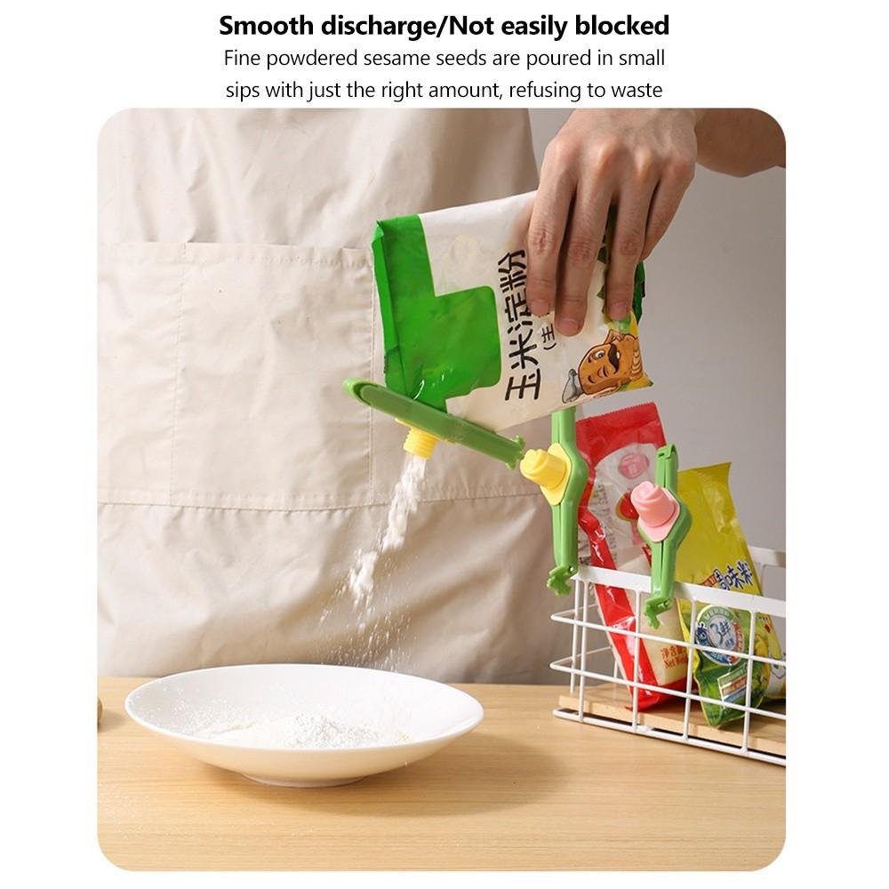 Easy To Open Sealing Clip Tulip-shaped Food Bag Clip New Moisture-proof Clips