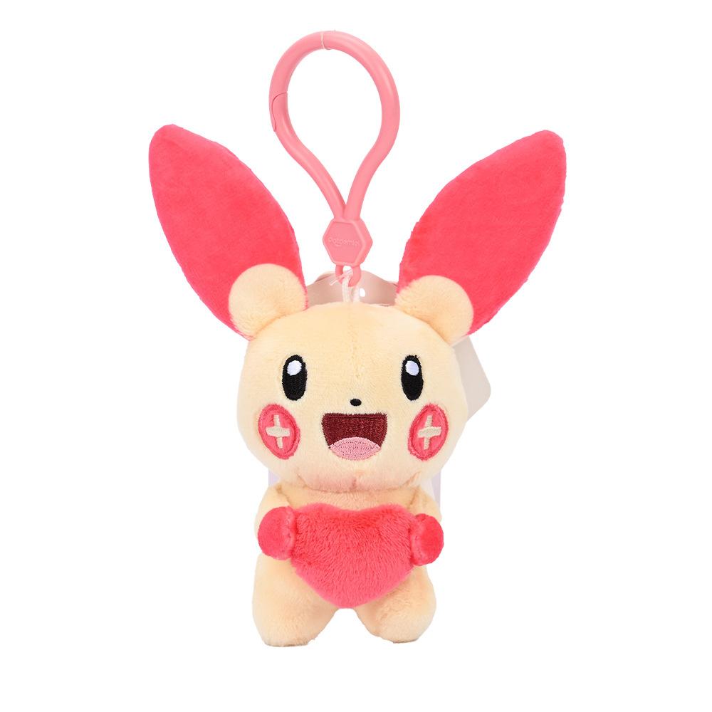 Pokemon Pikachu Mew Squirtle Charmander Kawaii Plush Toy Pendant School Bag Backpack Pendant Key Ring Small Doll Birthday Gift