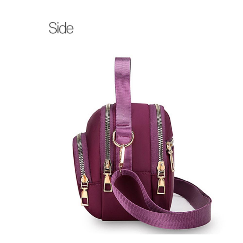 Travel Outing Waterproof Mini Tote Cross Bag Tambourine Shell Bag Women/Student Bag Promotional Print Gift
