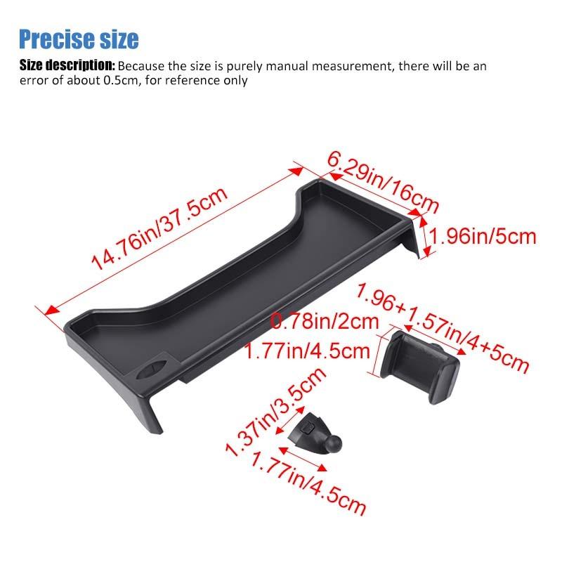 Car Center Console Phone Holder Storage Box Bracket GPS Stand Fit For  Jetour Traveler 2023 Up Shanhai T2 2024 Up Car Interior Accessories