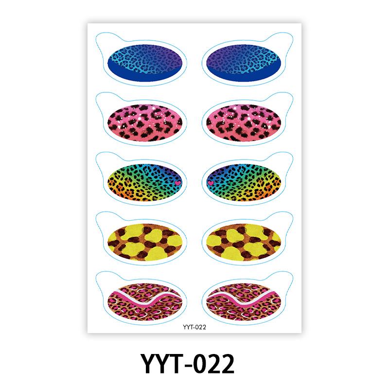 European & American Waterproof Eyeshadow Stickers Temporary Eye Makeup Tattoo