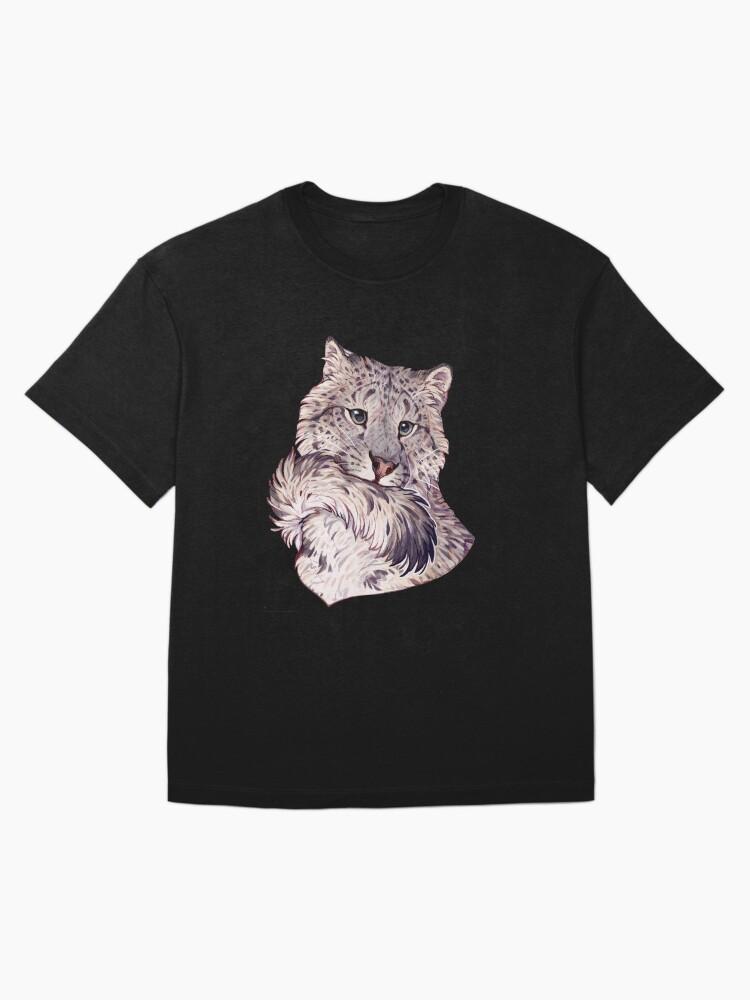 Wild Life Snow leopard portrait Oversized Unisex T-Shirt