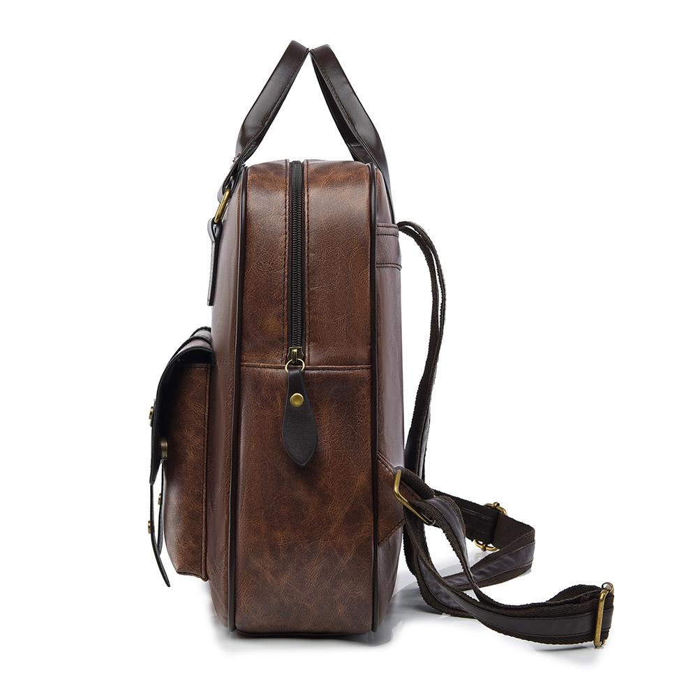 Retro Women's Backpack PU Large Capacity Backpack