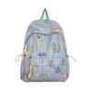 Schoolbag Girl's High Value Ins Wind High Capacity Junior High School Students Simple and Lovely Campus Backpack.