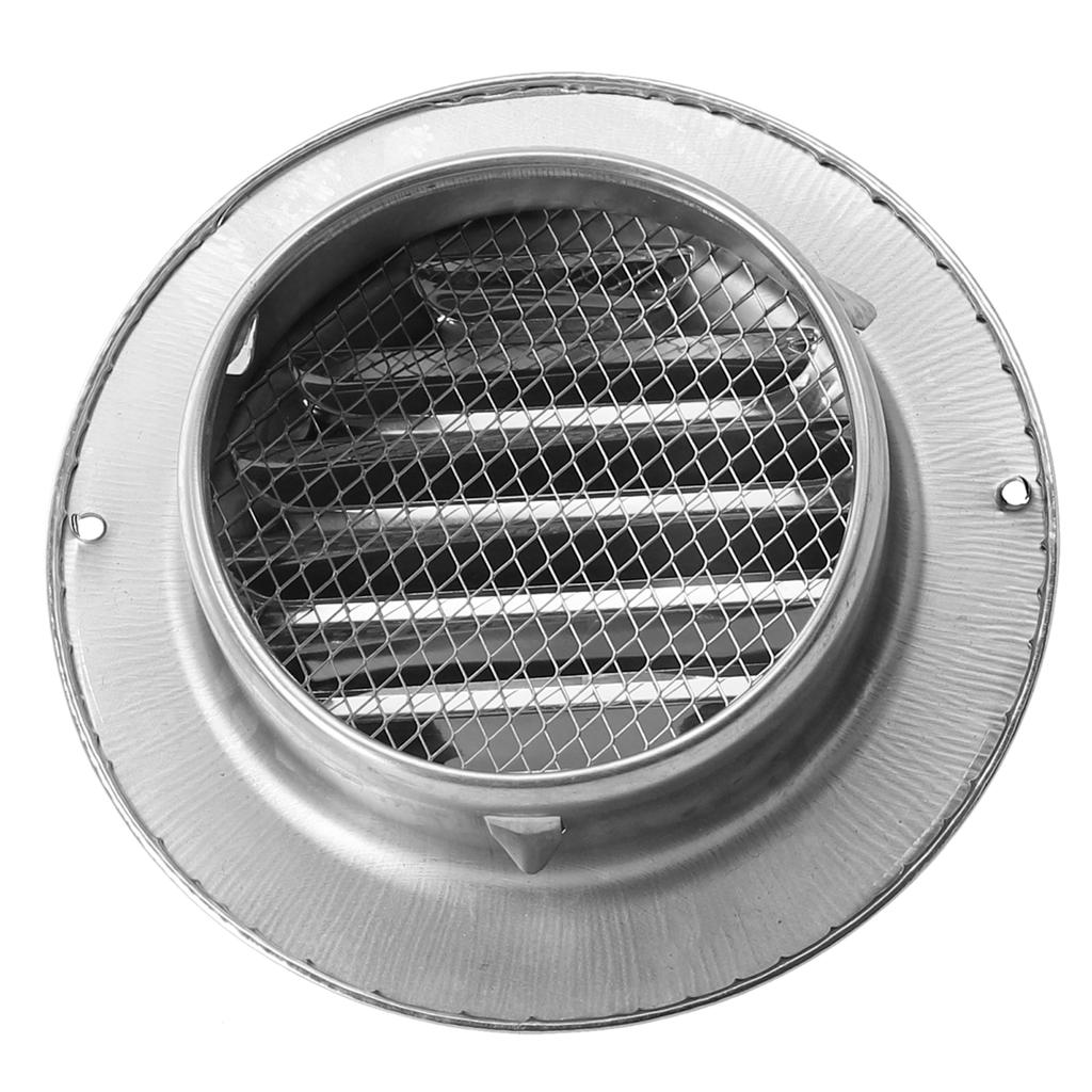 Kryt ventilace Topení Chlazení Krytka ventilace Polokulovitá 75-200 mm Stříbrná větruodolná Pro stěnu Mřížka výstupu vzduchu Zcela nové