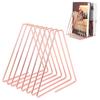 Innovative Desktop Flexible Folding Metal Bookend Book Stand Holder   for School  