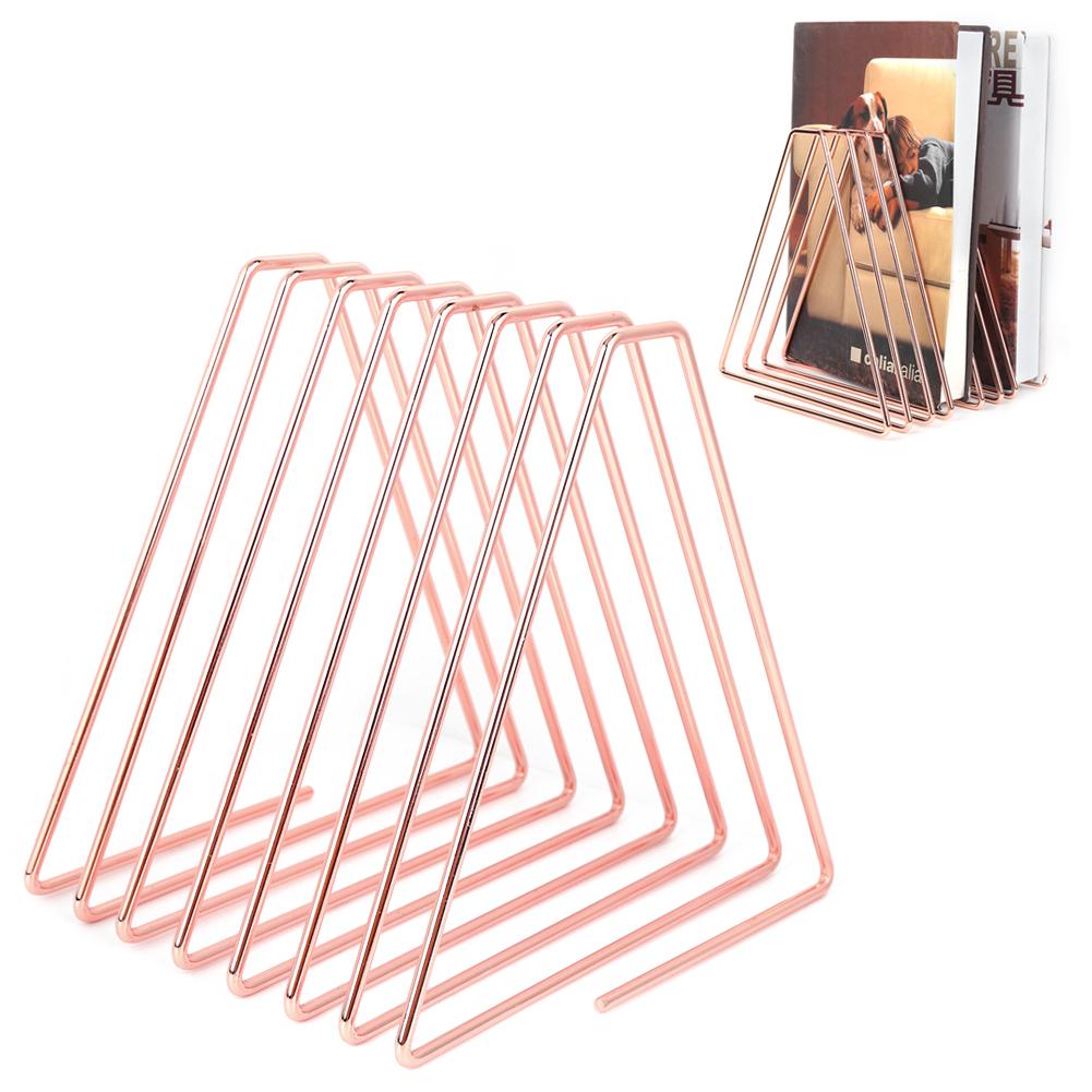 Innovative Desktop Flexible Folding Metal Bookend Book Stand Holder for School